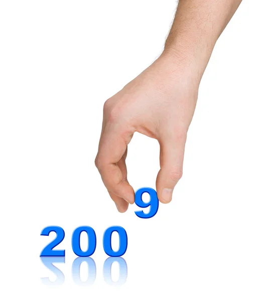 Numery 2009 i strony — Zdjęcie stockowe