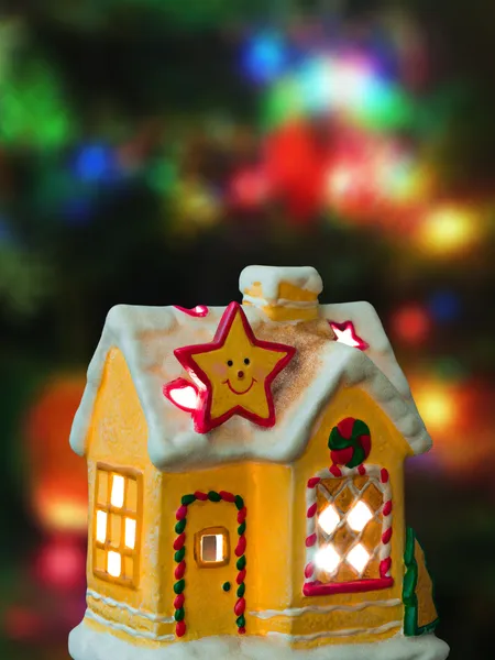 家の照明、クリスマス ツリー — ストック写真