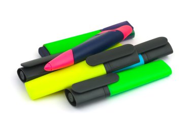 Heap of markers clipart