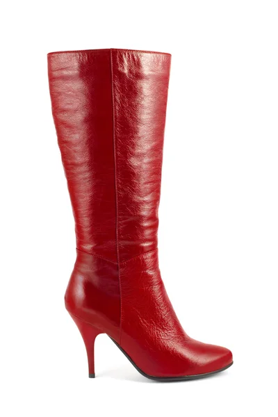 Kırmızı kadın çizme — Stok fotoğraf