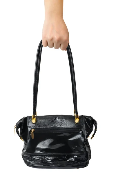 Hand with bag — Stock Photo, Image