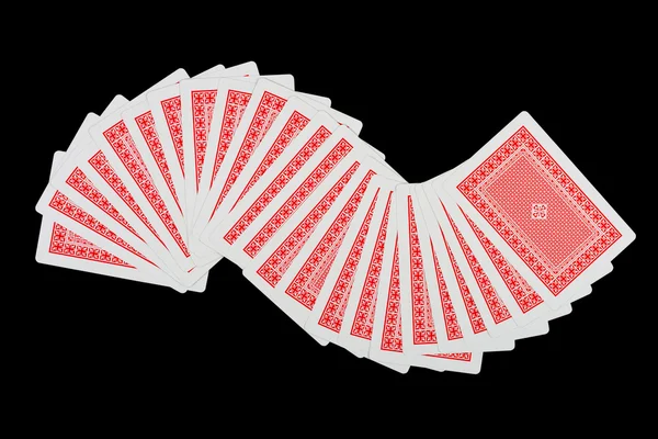 Cartas de jogar baralho completo fundo branco mockup