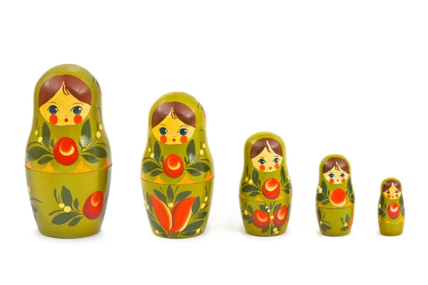 Russische Spielzeugmatrioska — Stockfoto