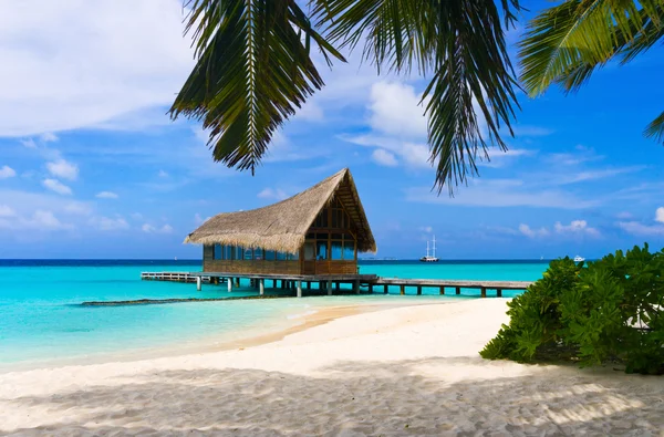 Club de buceo en una isla tropical — Foto de Stock