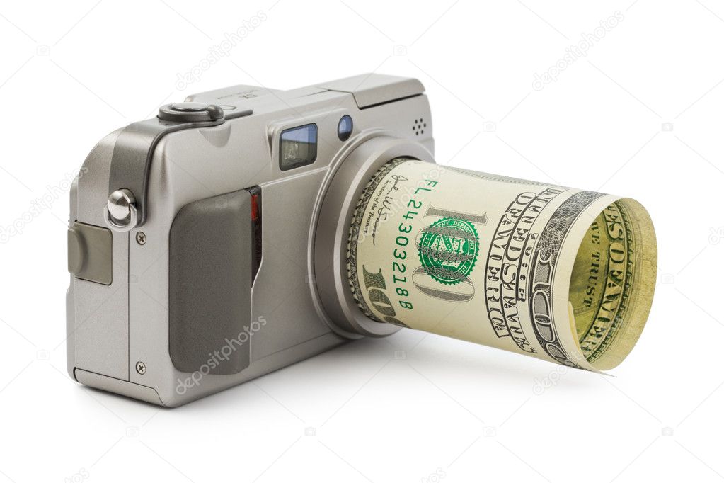 Photo camera and money