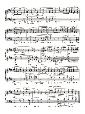 Music sheet clipart