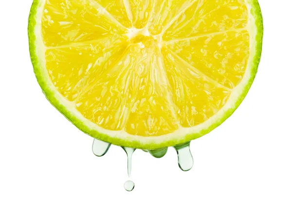 Csepp lime juice — Stock Fotó