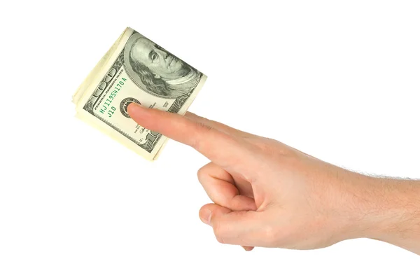 Χέρι δίνοντας χρήματα — Φωτογραφία Αρχείου