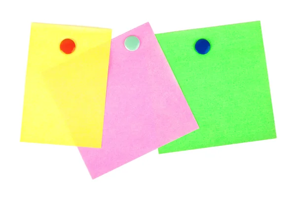 Papel de nota multicolorido — Fotografia de Stock