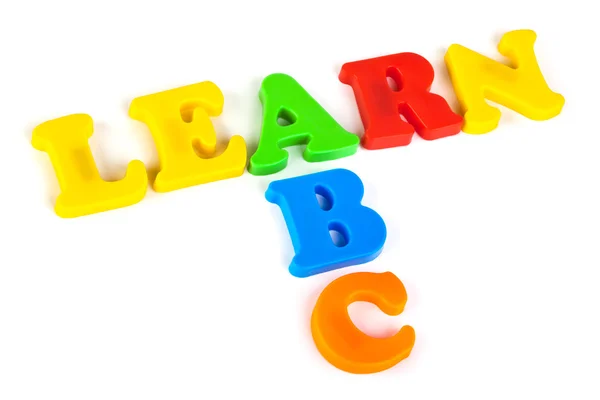 Words Learn and ABC — Stock Photo, Image