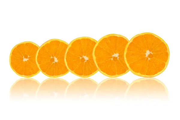 Oranje vruchten segmenten — Stockfoto