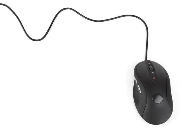 Computer mouse and cable — Stock Photo, Image