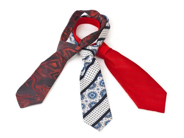 Három nyakkendő — Stock Fotó