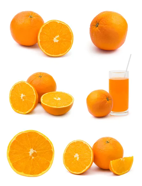 Ensemble de fruits à l'orange — Photo