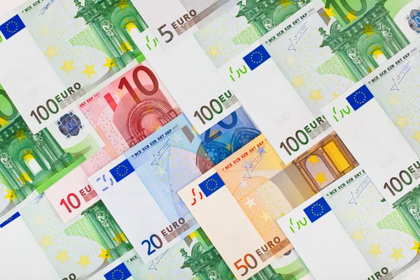 Euro monnaie arrière-plan — Photo