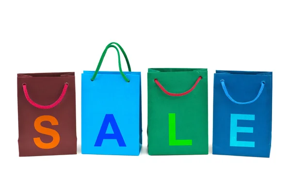 Shopping bags and word Sale — Stock Photo, Image