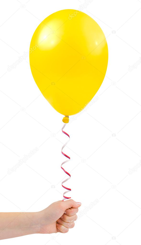 Balloon in hand