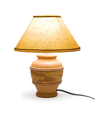 Lighting home lamp clipart