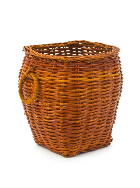 Retro wood basket — Stock Photo, Image