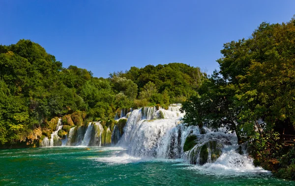 Vattenfall krka i Kroatien — Stockfoto
