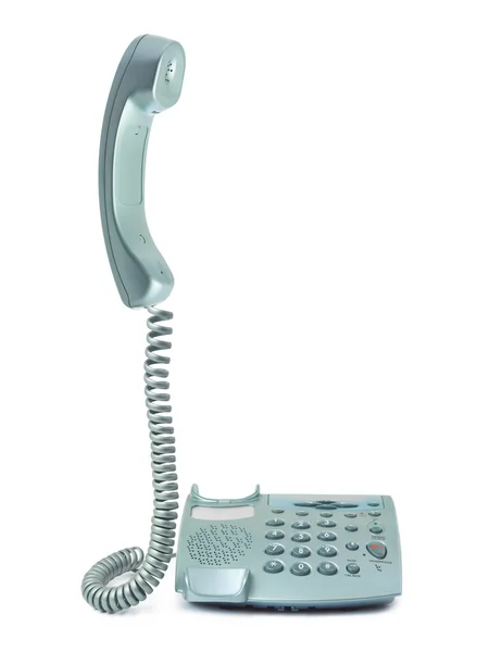 Telephone and receiver — Stock Photo, Image