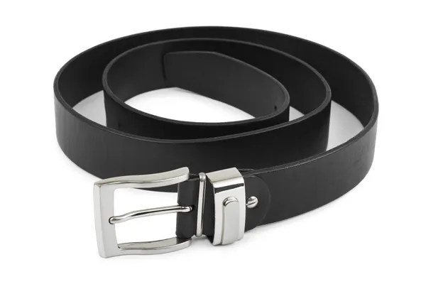 Cinturón de cuero negro — Foto de Stock
