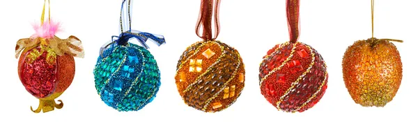 Conjunto de bolas de Navidad de colores —  Fotos de Stock