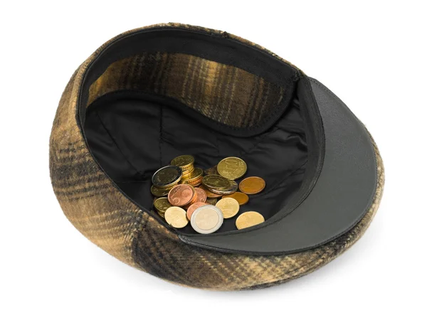 Cap with money — Stock Photo, Image