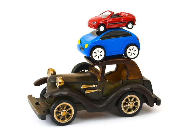 Játékszert autók — Stock Fotó