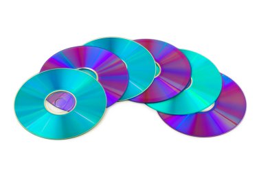 bilgisayar diskleri yığını