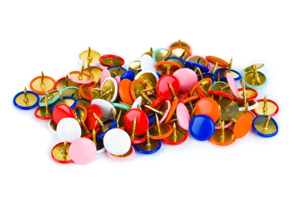 Σωρό από πολύχρωμες καρφίτσες — Φωτογραφία Αρχείου