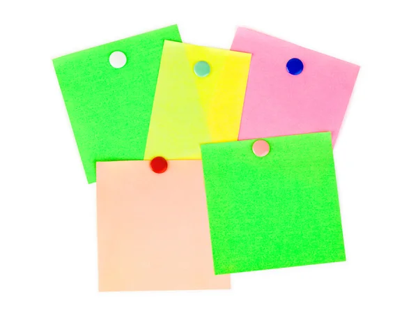Papel de nota multicolorido — Fotografia de Stock