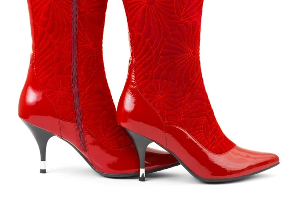 Red woman shoes — Stock Photo, Image