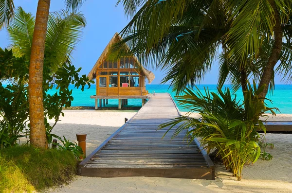 Tauchclub auf einer tropischen Insel — Stockfoto