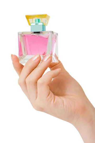 Mano con perfume — Foto de Stock