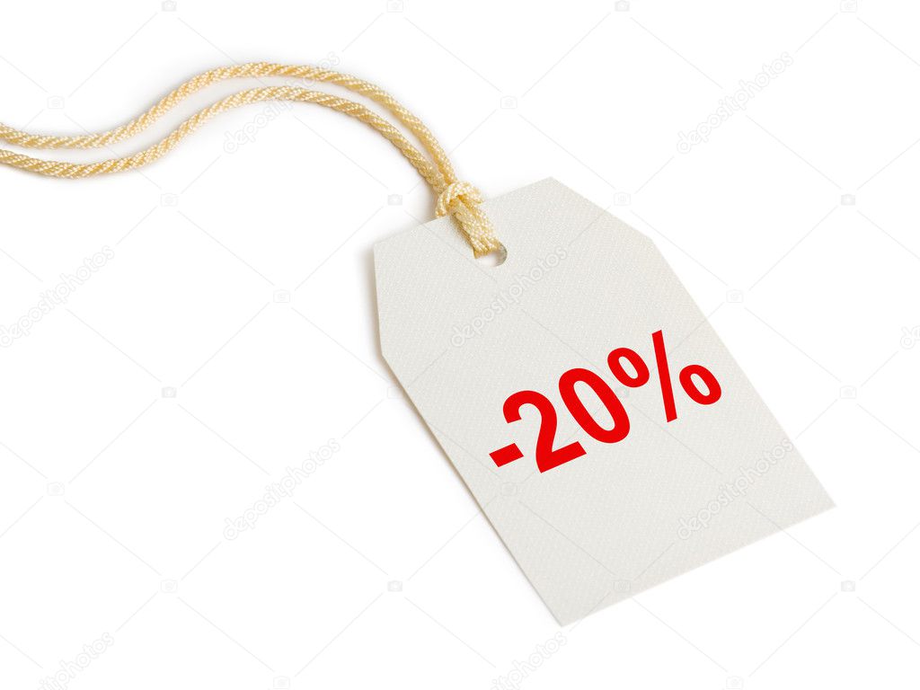 Label discount 20%