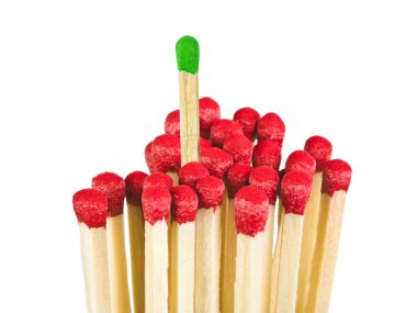 Matches - leadership concept clipart