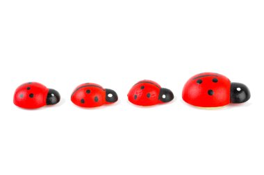 Toy ladybirds clipart