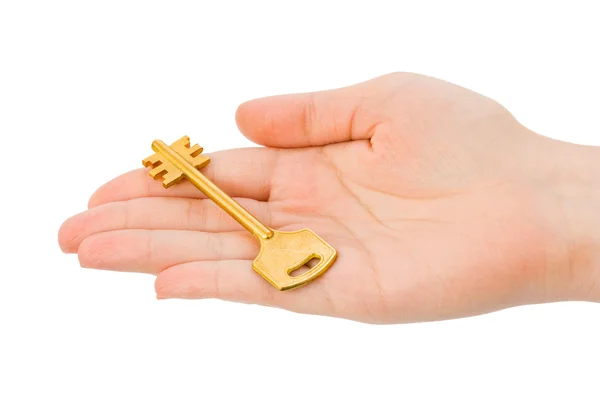 Ключ от руки — стоковое фото