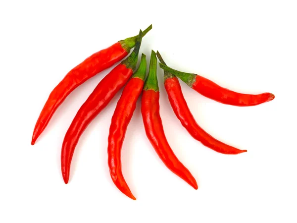 Grupa czerwona papryczka chili — Zdjęcie stockowe