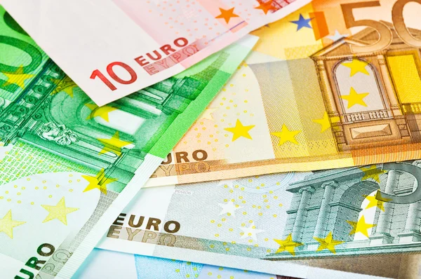 Євро гроші фону — стокове фото