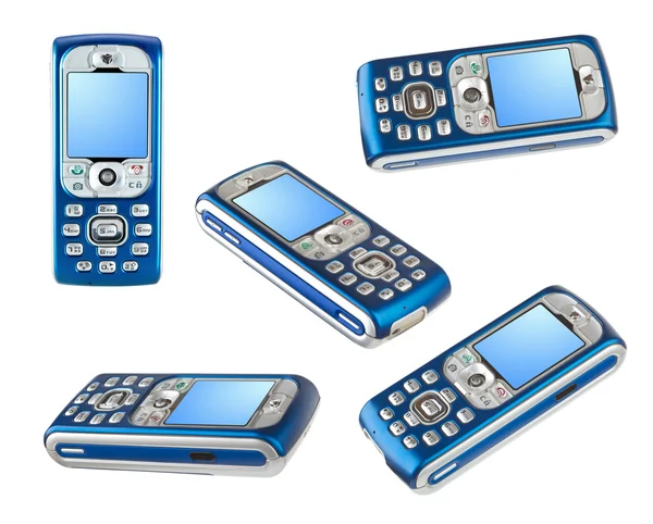 Reihe von Mobiltelefonen — Stockfoto