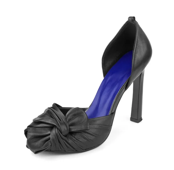 Musta nainen kenkä — kuvapankkivalokuva