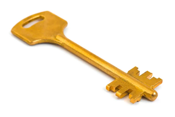Retro gouden sleutel — Stockfoto