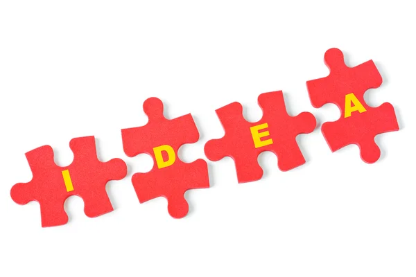 Ideia do puzzle — Fotografia de Stock