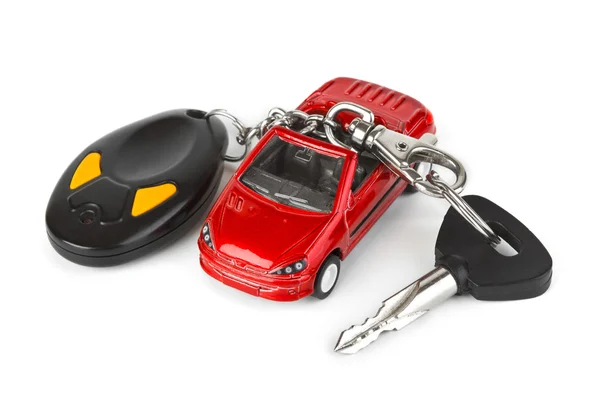 玩具车和钥匙 — 图库照片