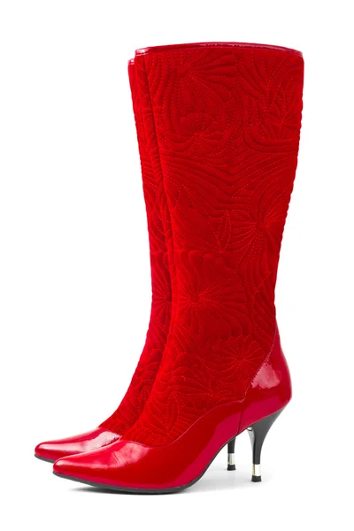 Buty czerwony dama — Zdjęcie stockowe