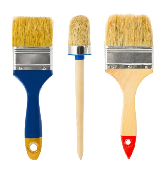 Three paintbrushes — Stock Photo, Image
