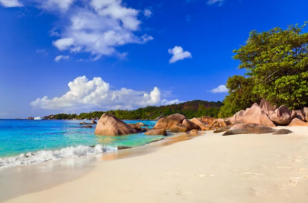 Pláž anse lazio na Seychely — Stock fotografie