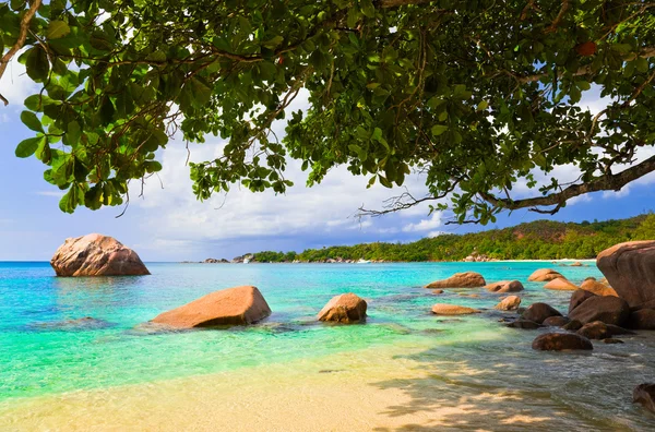 Beach Anse Lazio at Seychelles — Stock Photo, Image